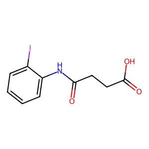 N-(2-Iodo-phenyl)-succinamic acid structure