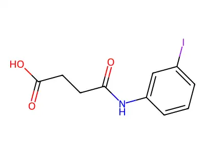 4-(3-Iodoanilino)-4-oxobutanoic acid structure