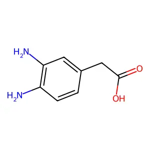 2-(3,4-diaminophenyl)acetic Acid structure