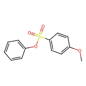 Phenyl 4-methoxybenzenesulfonate structure