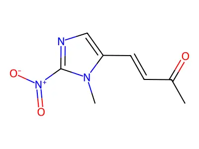 4-(3-Methyl-2-nitroimidazol-4-yl)but-3-en-2-one structure