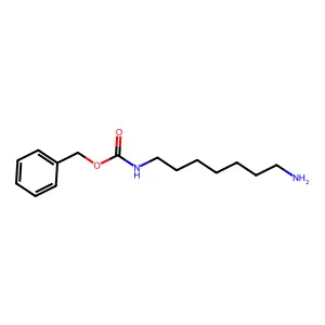 benzyl N-(7-aminoheptyl)carbamate structure