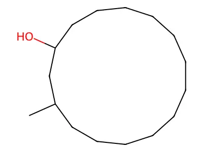 3-Methylcyclopentadecan-1-ol structure