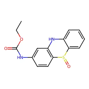 2-carbethoxyamino-5-oxophenothiazine structure