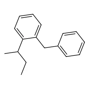 Benzene, 1-(1-methylpropyl)-2-(phenylmethyl)- structure