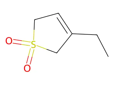 3-Ethyl-2,5-dihydrothiophene 1,1-dioxide structure