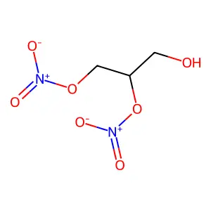 甘油-1,2-二硝酸酯 structure