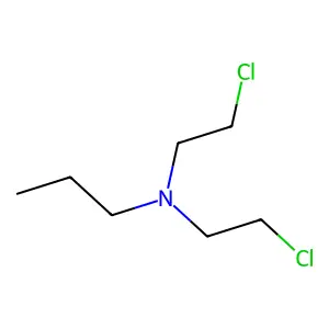 N,N-双(2-氯乙基)丙胺 structure