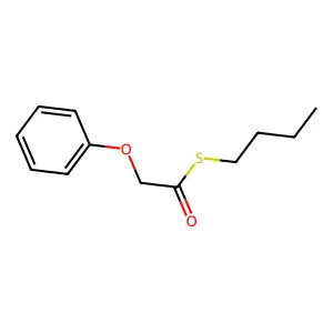 S-Butyl phenoxythioacetate structure