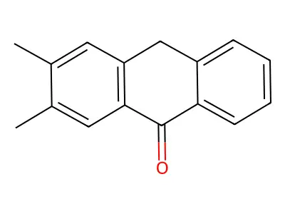 2,3-Dimethyl-9(10H)-anthracenone structure