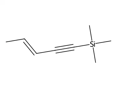 5-Trimethylsilylpent-2-en-4-yne structure