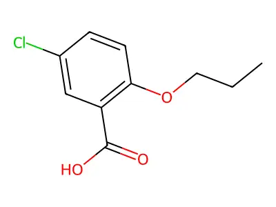 5-Bromo-2-propoxybenzoic acid structure