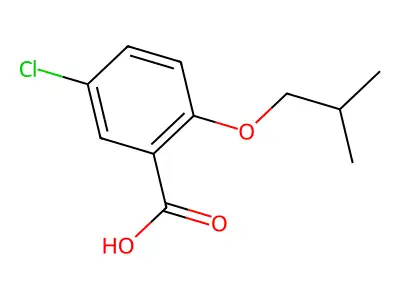 5-Chloro-2-isobutoxybenzoic acid structure
