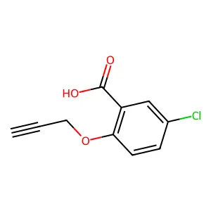 5-Chloro-2-[(prop-2-yn-1-yl)oxy]benzoic acid structure