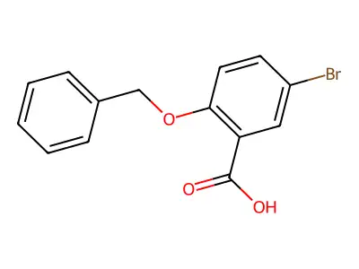 2-(Benzyloxy)-5-bromobenzoic acid structure