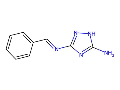 1H-1,2,4-Triazole-3,5-diamine, N-(phenylmethylene)- structure