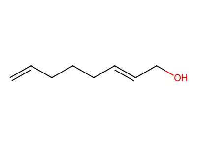 1-Octa-2,7-dienol structure