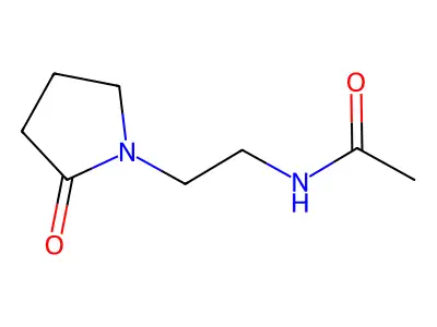 N-[2-(2-氧代-1-吡咯烷基)乙基]乙酰胺 structure