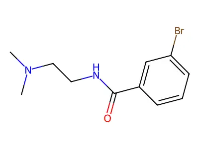 3-bromo-N-[2-(dimethylamino)ethyl]benzamide structure