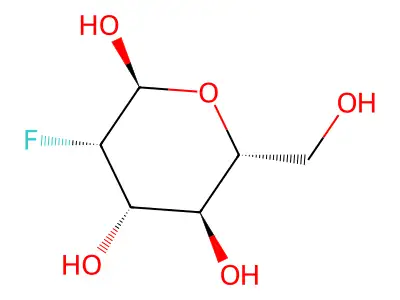 2-deoxy-2-fluoro-alpha-D-mannose structure