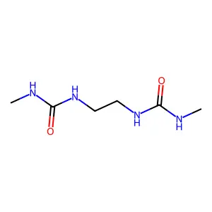 N,N'-Ethane-1,2-diylbis(N'-methylurea) structure