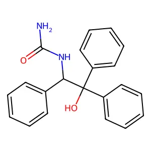 N-(2-Hydroxy-1,2,2-triphenylethyl)urea structure