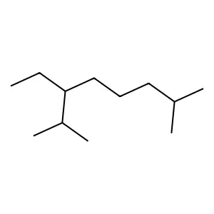 3-Ethyl-2,7-dimethyloctane structure