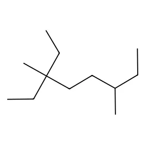 3-Ethyl-3,6-dimethyloctane structure