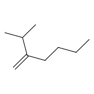 2-Isopropyl-1-hexene structure