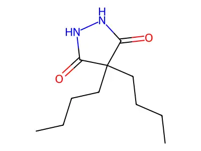 3,5-Pyrazolidinedione, 4,4-dibutyl- structure
