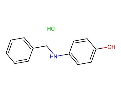 N-苄基-4-羟基苯胺氯化物 structure