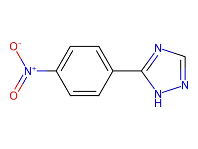 3-(4-nitrophenyl)-1H-1,2,4-triazole structure