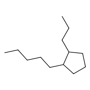 1-Pentyl-2-propylcyclopentane structure