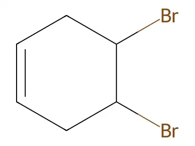 4,5-Dibromocyclohex-1-ene structure
