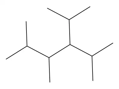 3-Isopropyl-2,4,5-trimethylhexane structure
