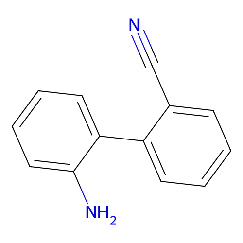 2-(2-Aminophenyl)benzonitrile structure