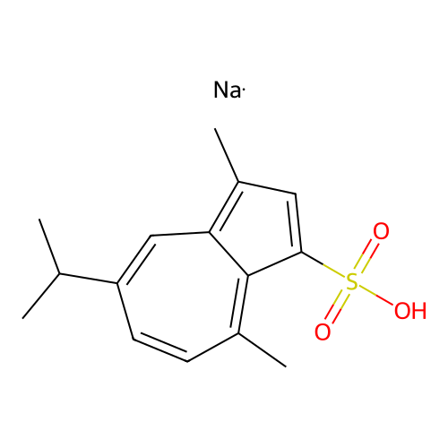 薁磺酸钠 structure