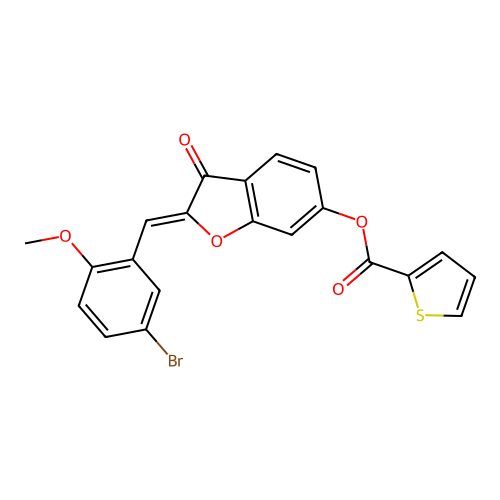 C21H13BrO5S structure