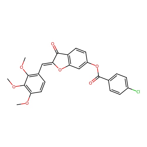 C25H19ClO7 structure