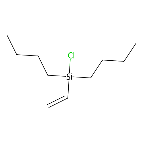 Silane, dibutylchloroethenyl- structure