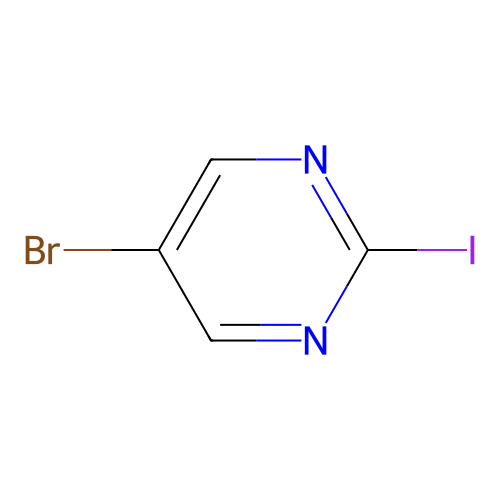 5-Bromo-2-iodopyrimidine structure
