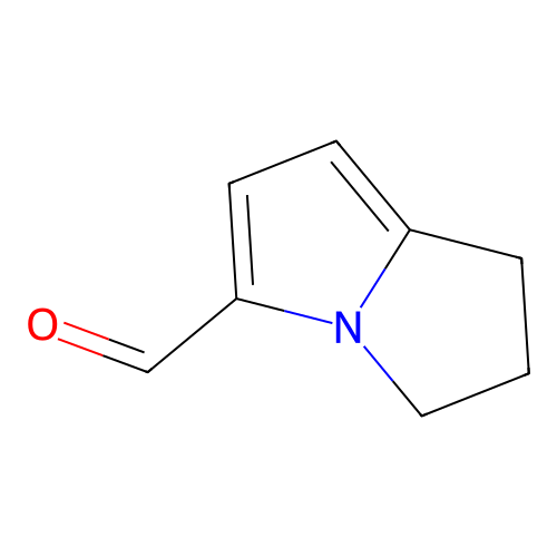 2,3-Dihydro-1H-pyrrolizine-5-carbaldehyde structure