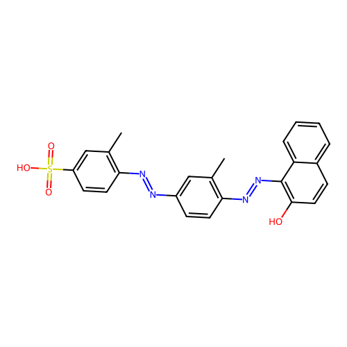 Crocein Scarlet 7B structure
