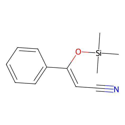 3-Phenyl-3-trimethylsilyloxyprop-2-enenitrile structure