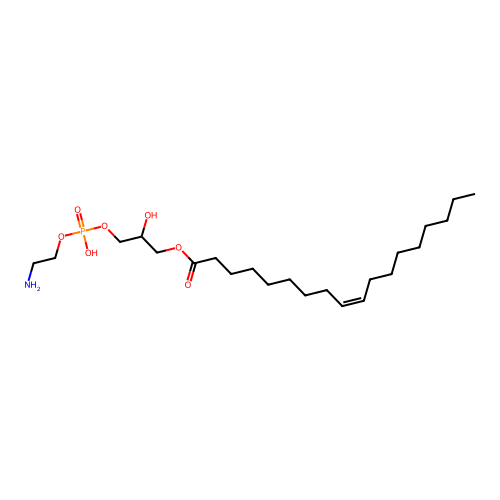 1-Oleoyl phosphatidylethanolamine structure