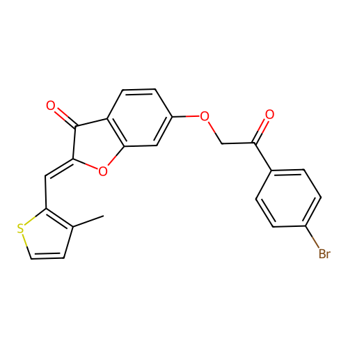 C22H15BrO4S structure
