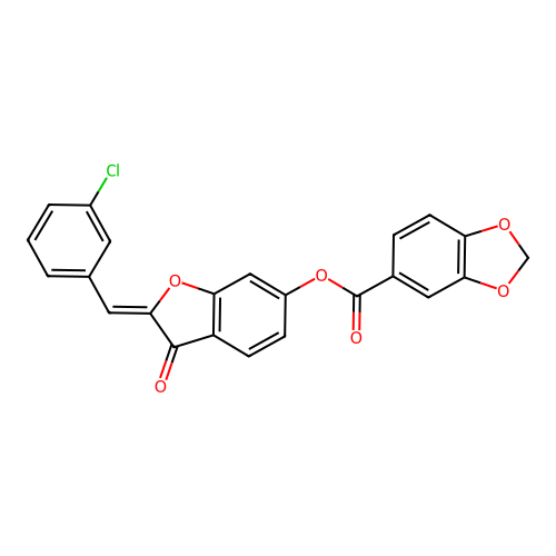 C23H13ClO6 structure