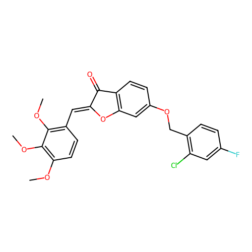 C25H20ClFO6 structure