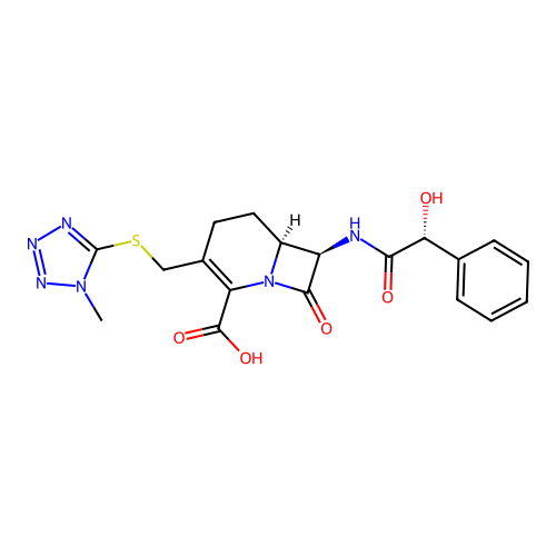 Carbacefamandole structure