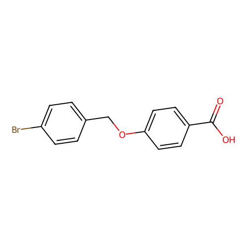 4-[(4-Bromobenzyl)oxy]benzoic acid structure